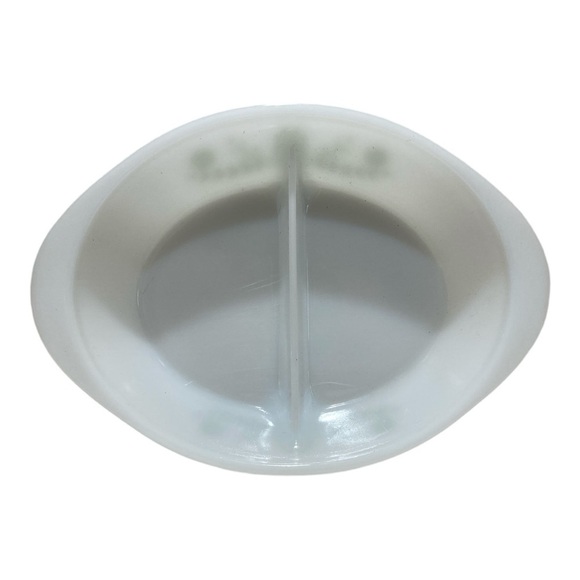 Vintage Glasbake Segmented Milk Glass Vegetable Service - Picture 4 of 7